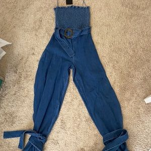 Denim jumpsuit